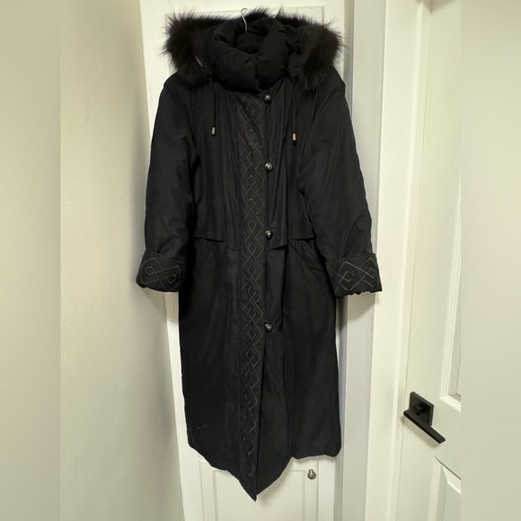 Long Utex Down Coat -vintage? - Picture 1 of 5